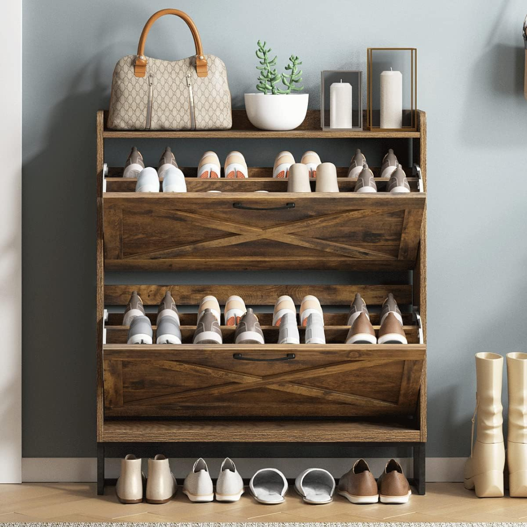 Entryway Shoe Storage Cabinet-Aldronix