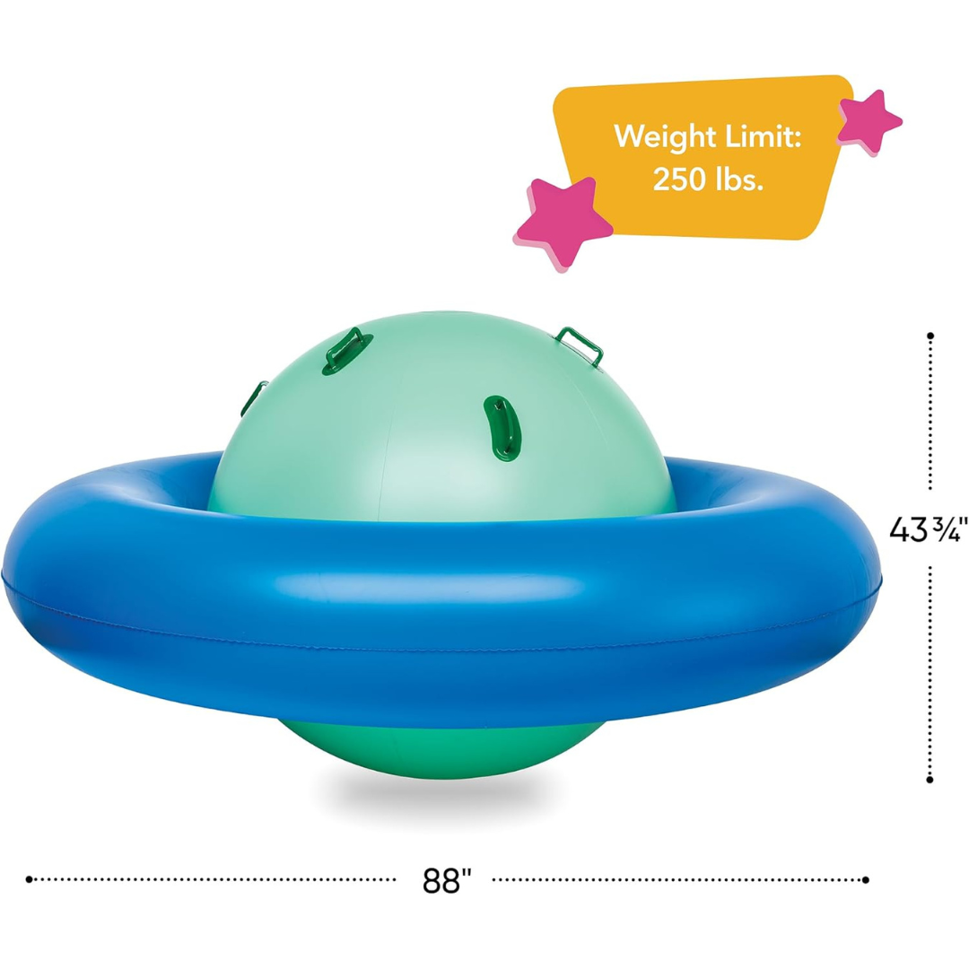 8-Foot Inflatable Dome Rocking Bouncer - Outdoor-Aldronix