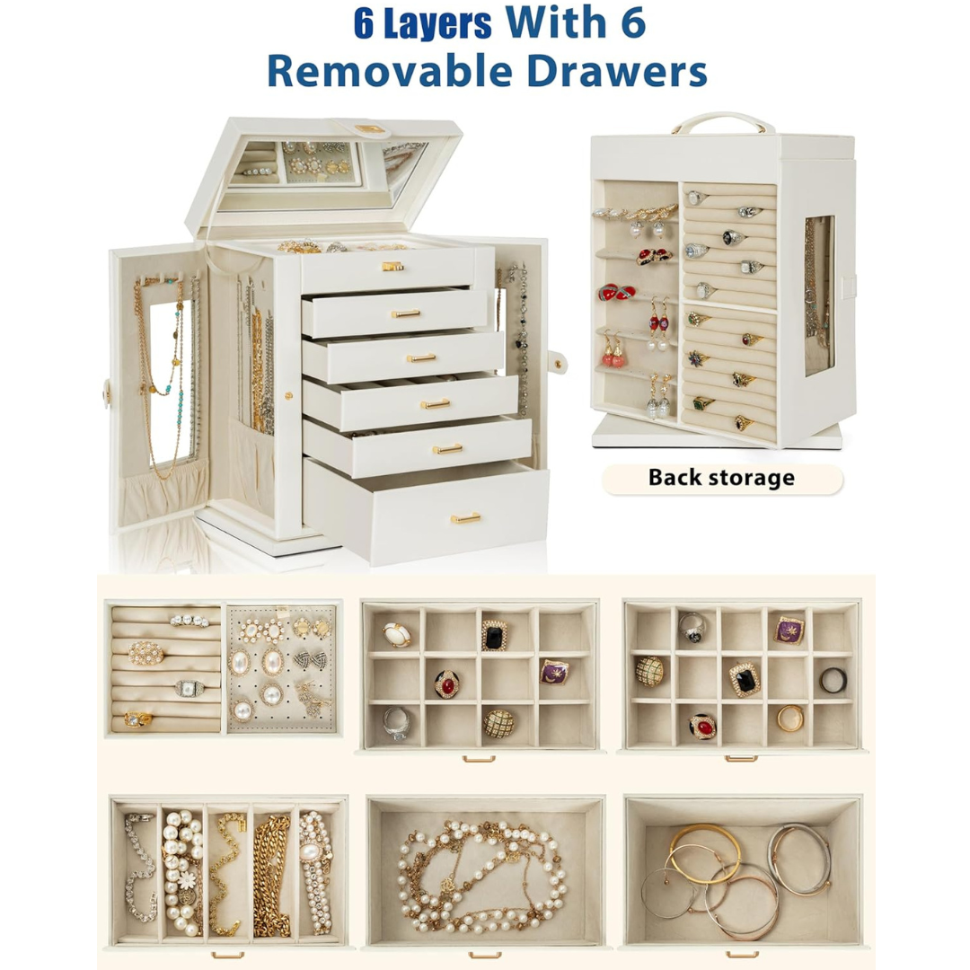 360° Rotating Jewelry Storage-Aldronix