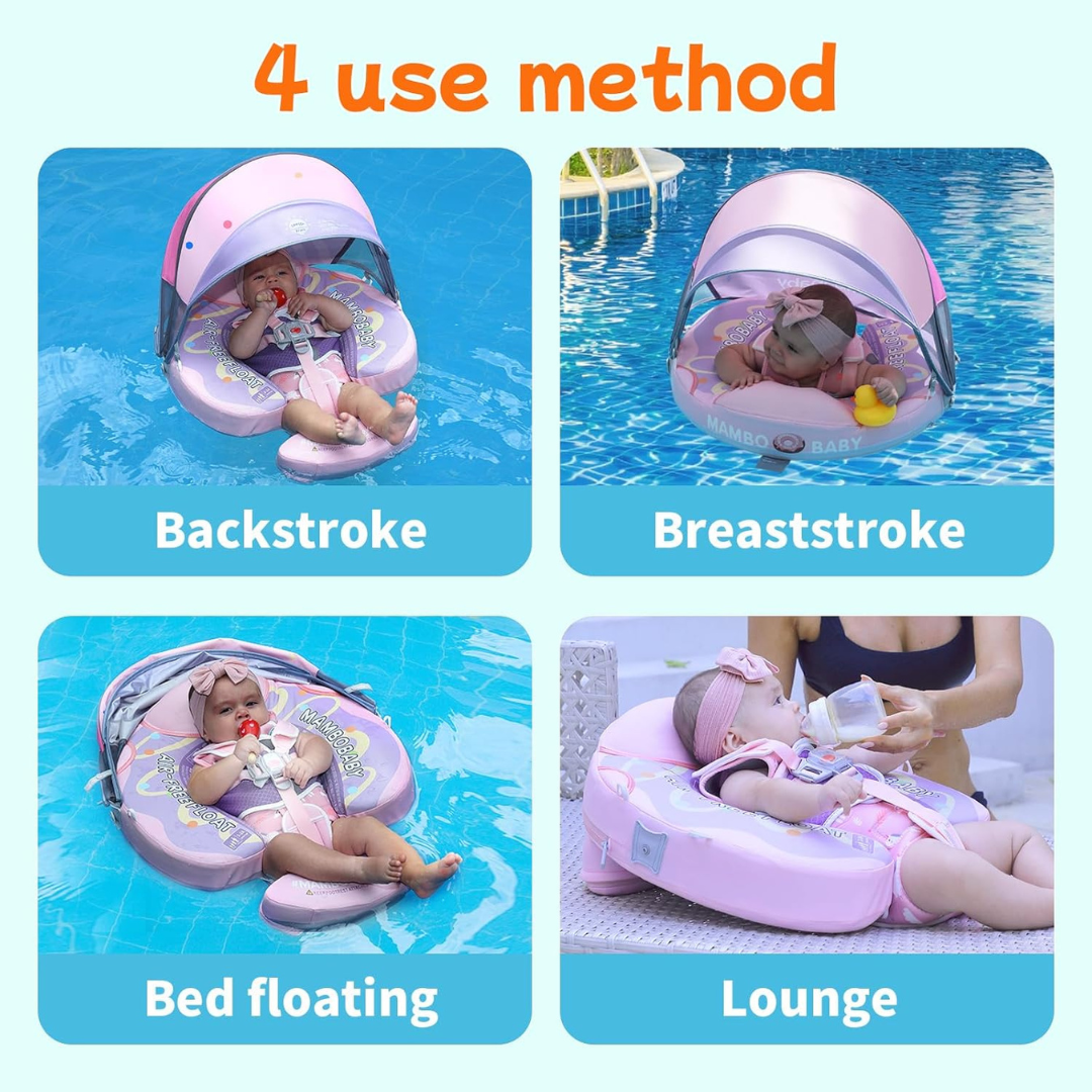Baby Float with Canopy and Tail-Aldronix