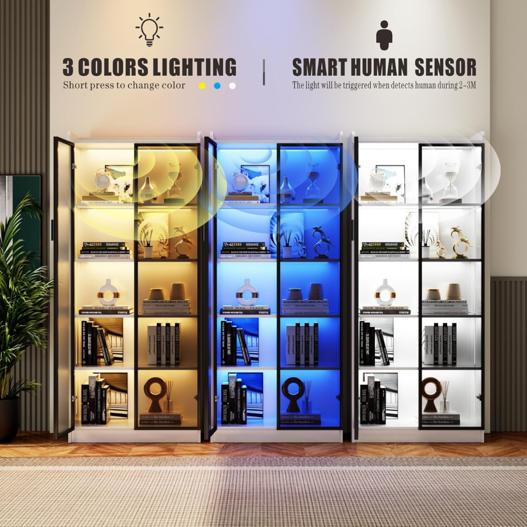 Toy Organizer with LED Lights-Aldronix
