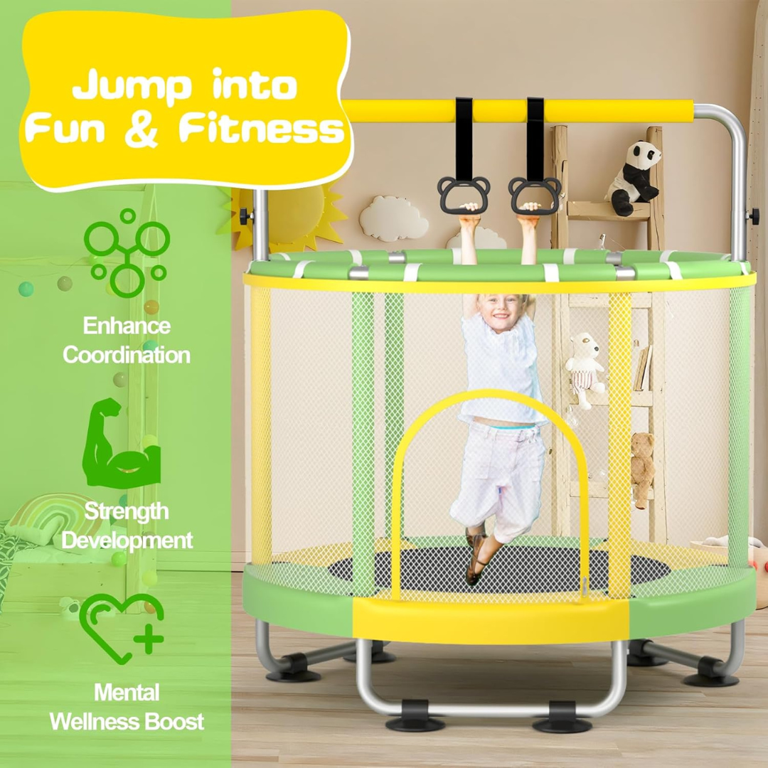 Trampoline for Kids with Enclosure-Aldronix