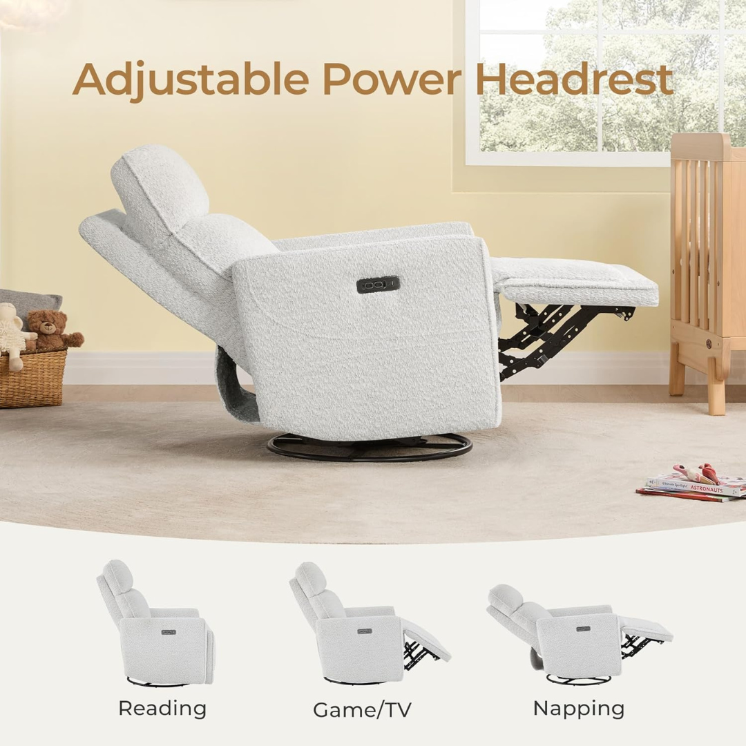 Electronic Power Recliner Chair-Aldronix