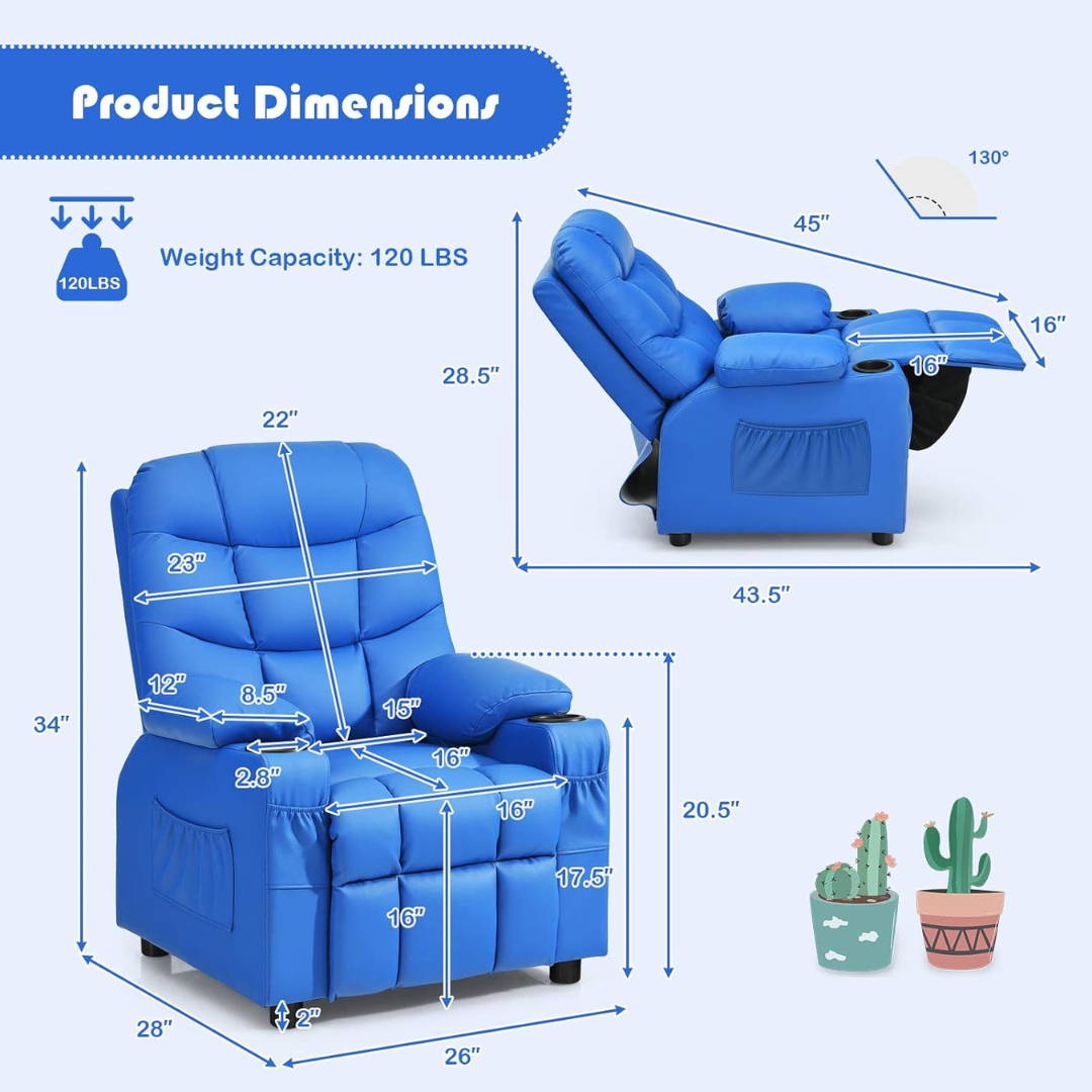 Kids Recliner Chair-Aldronix