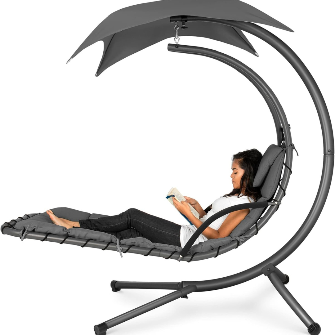 Curved Steel Chaise Lounge - Swing-Aldronix