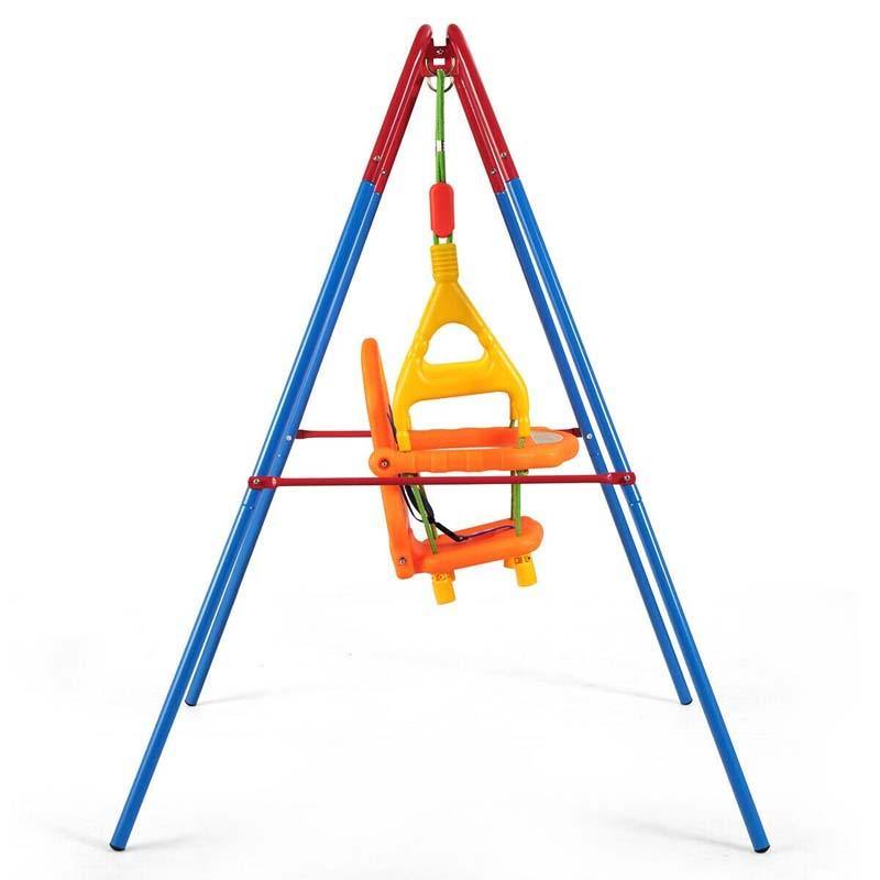 Toddler Swing Seat Set High Back Seat with Swing Set-Aldronix
