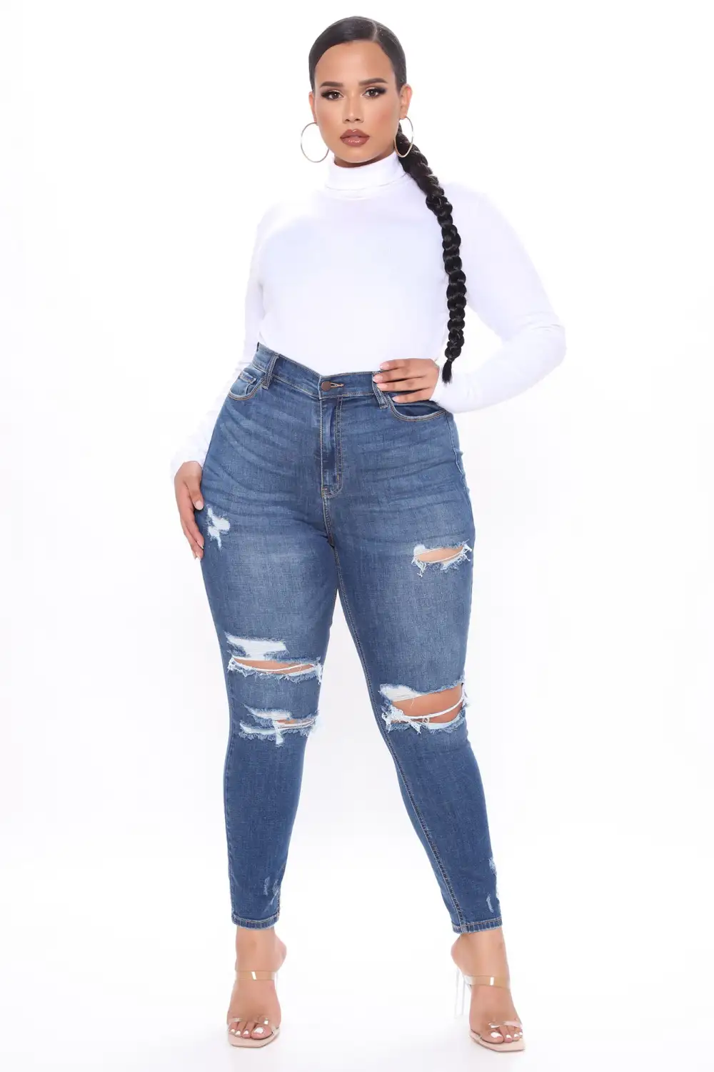 Don't Believe It Skinny Jeans - Dark Denim-Aldronix
