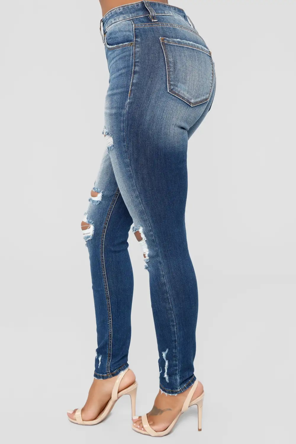 Don't Believe It Skinny Jeans - Dark Denim-Aldronix
