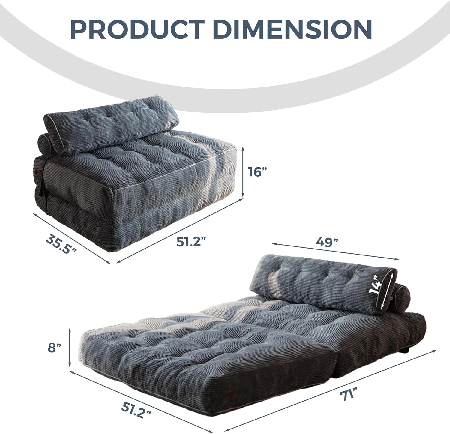 Folding Sofa Bed-Aldronix