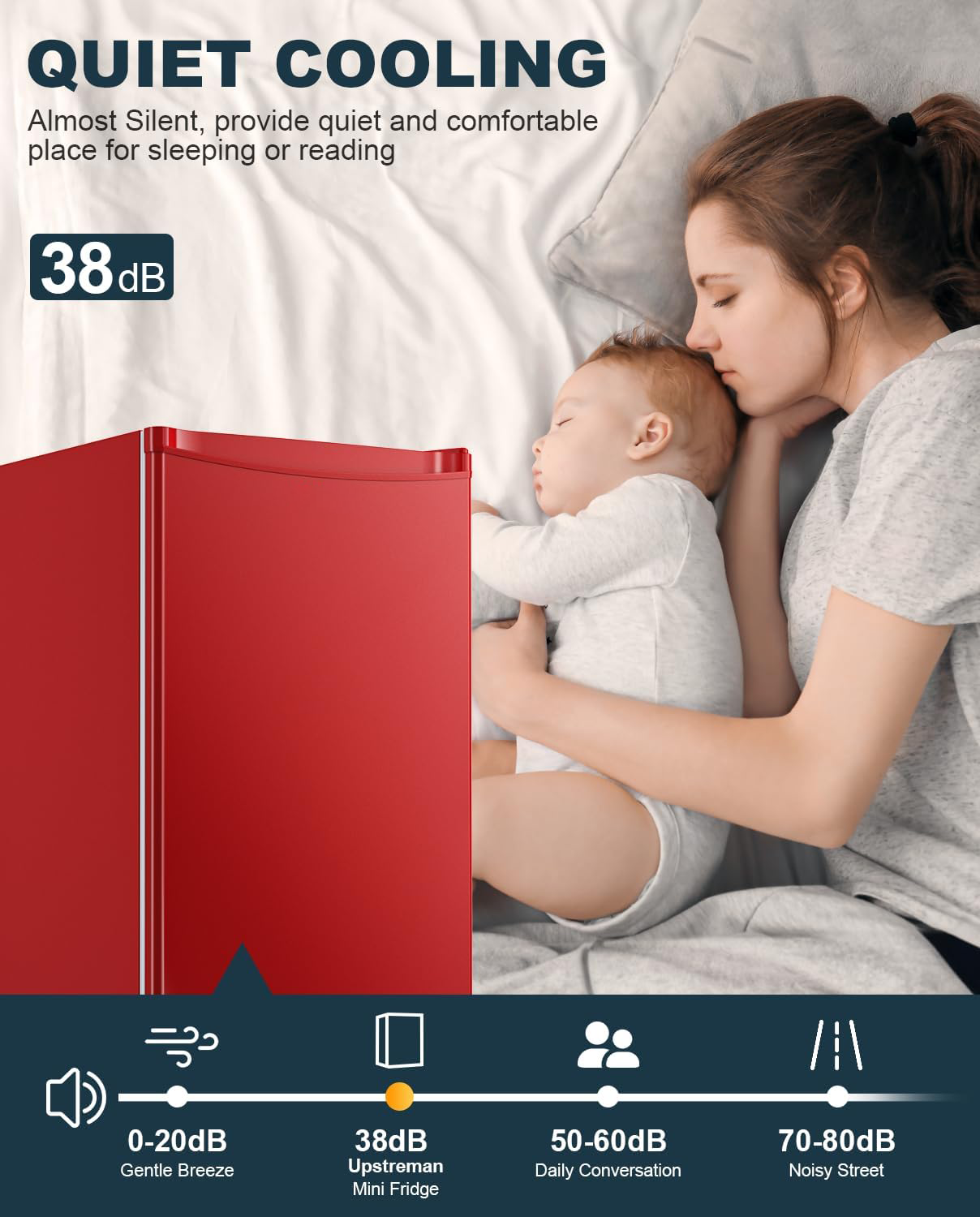  3.2 Cu.Ft Mini Fridge with Freezer, Single Door Mini Fridge, Dorm Fridge, Adjustable Thermostat, Mini Refrigerator for Bedroom, Office, Dorm, Black-BR321-Aldronix