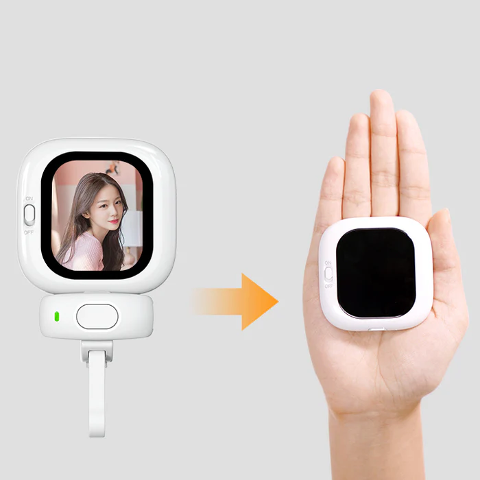 Selfie Display Screen Magnetic Selfie Stick Remote Screen Projector Take Group Photo Record Portable Live Broadcast Rear Camera-Aldronix