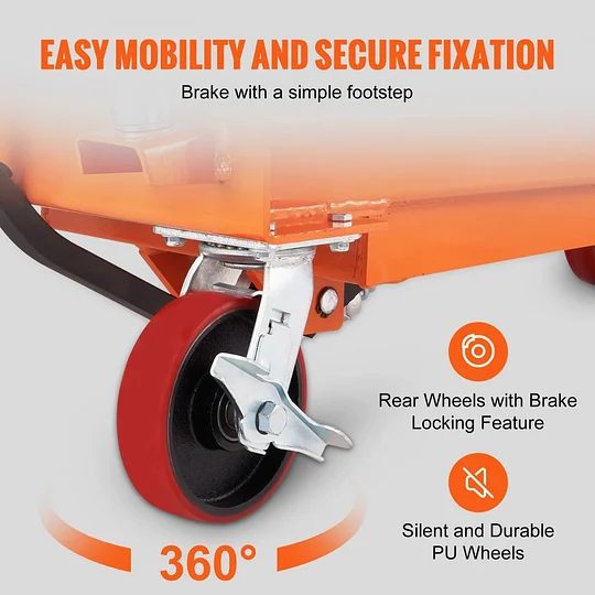 Hydraulic Lift Table Cart-Aldronix