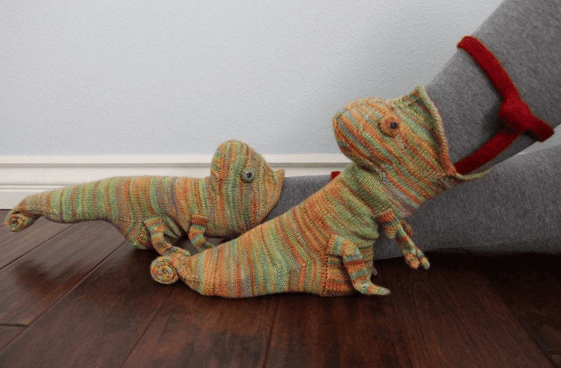 3D Knitted Crocodile Socks-Aldronix