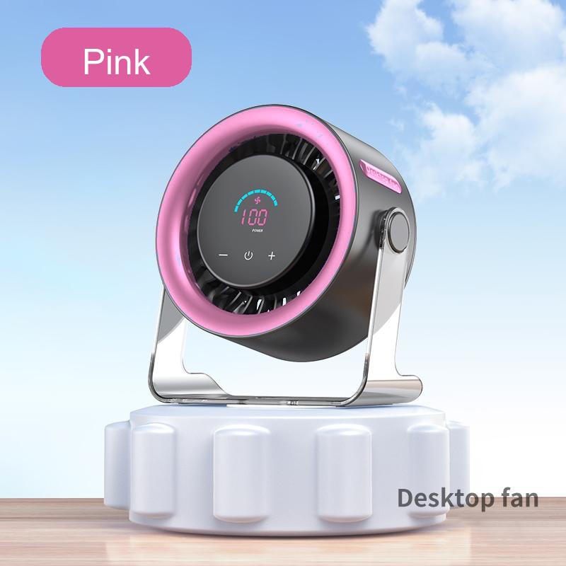 Desktop Fan Turbo Table Fan with 100-Speed Digital Display
