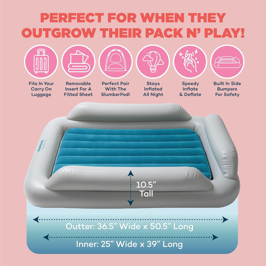 Inflatable Toddler Travel Bed-Aldronix
