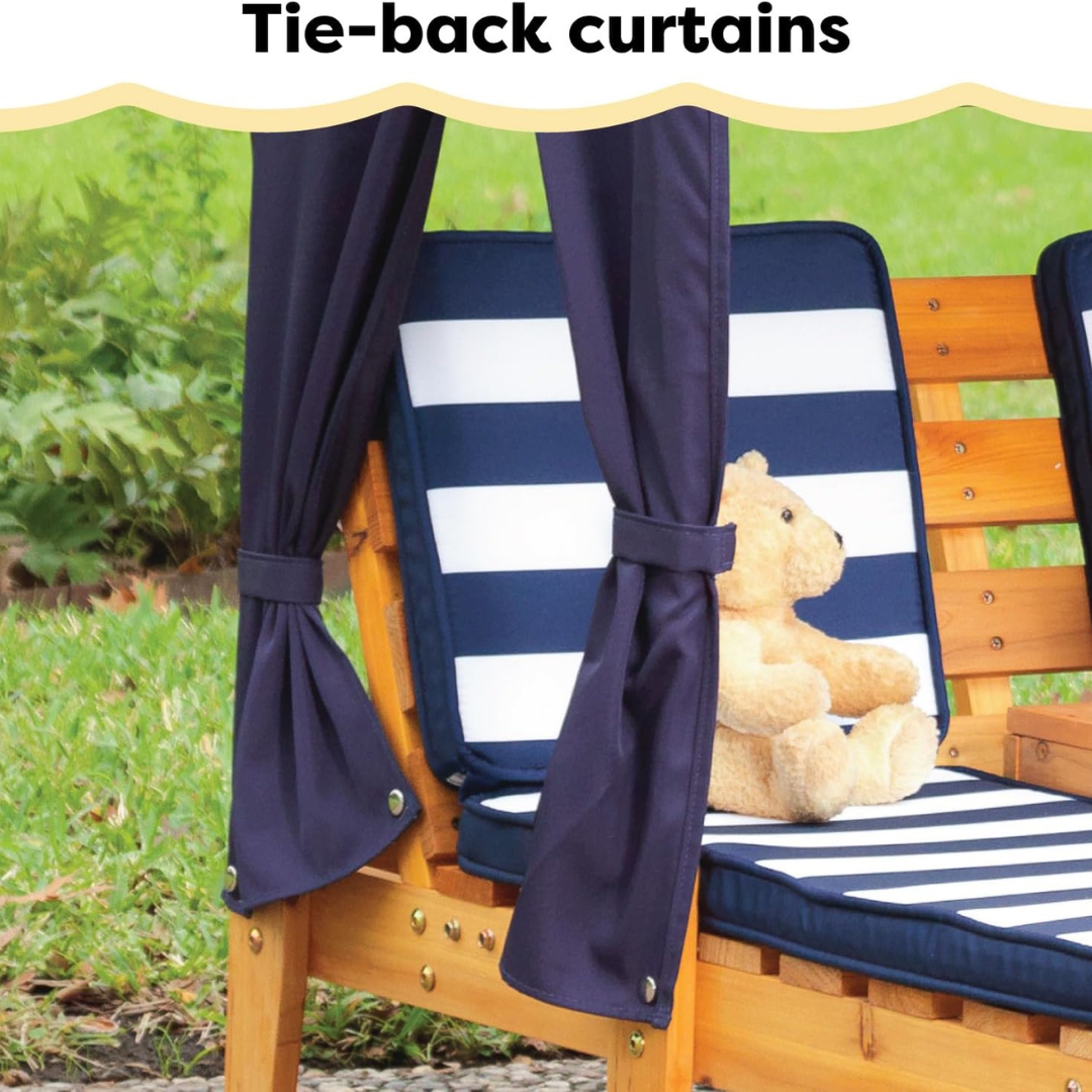 Double Garden Sun Lounger for Kids-Aldronix