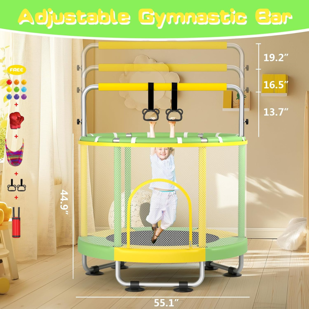Trampoline for Kids with Enclosure-Aldronix