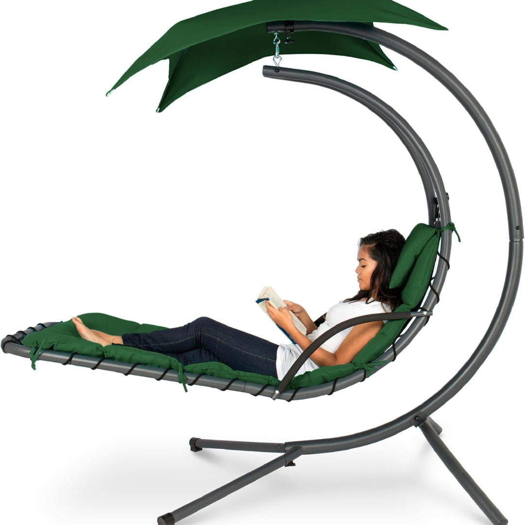 Curved Steel Chaise Lounge - Swing-Aldronix