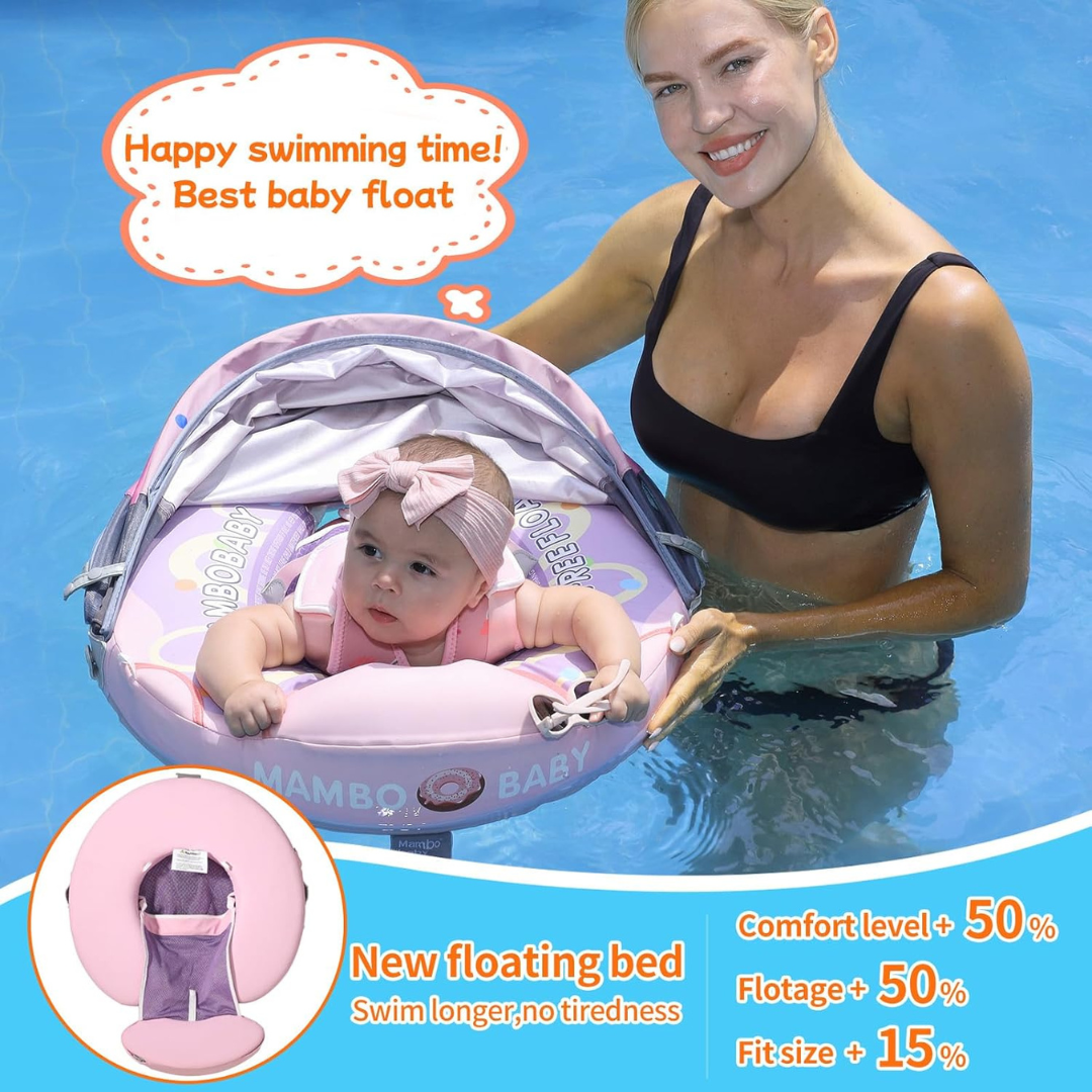 Baby Float with Canopy and Tail-Aldronix