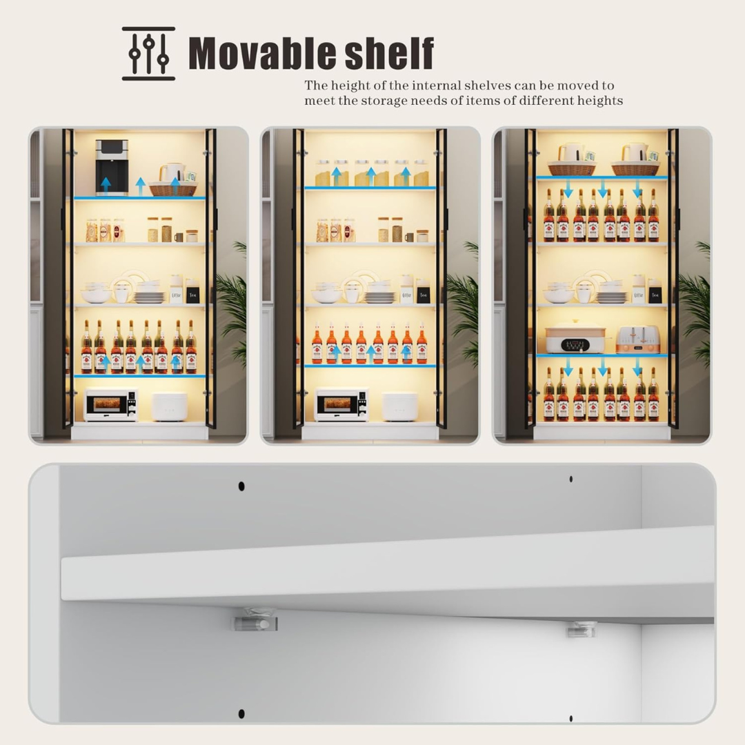 Toy Organizer with LED Lights-Aldronix