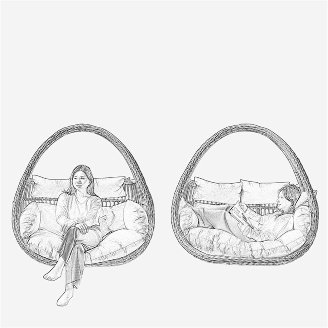 Hanging Swing Chair-Aldronix