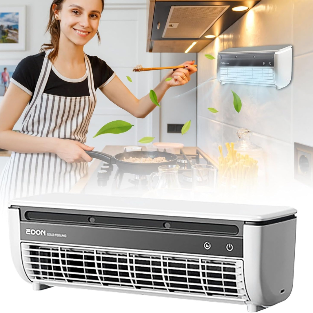 Rechargeable Fan, 3-Speed Spray, Portable Air Cooler-Aldronix