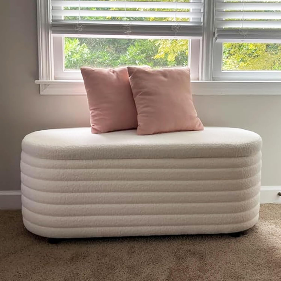 Teddy Ottoman Bench-Aldronix