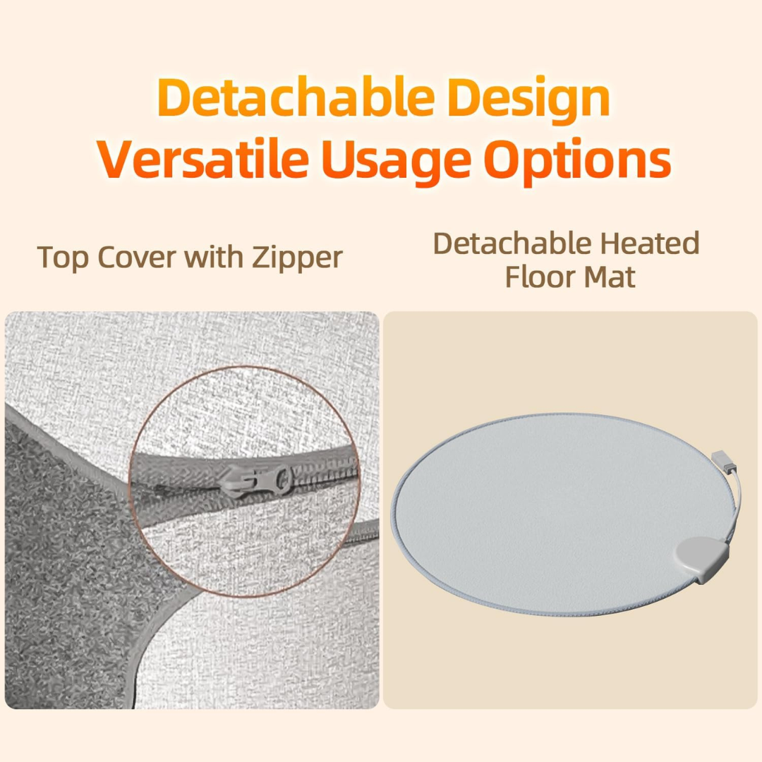 Covered Electric Foot Warmer-Aldronix