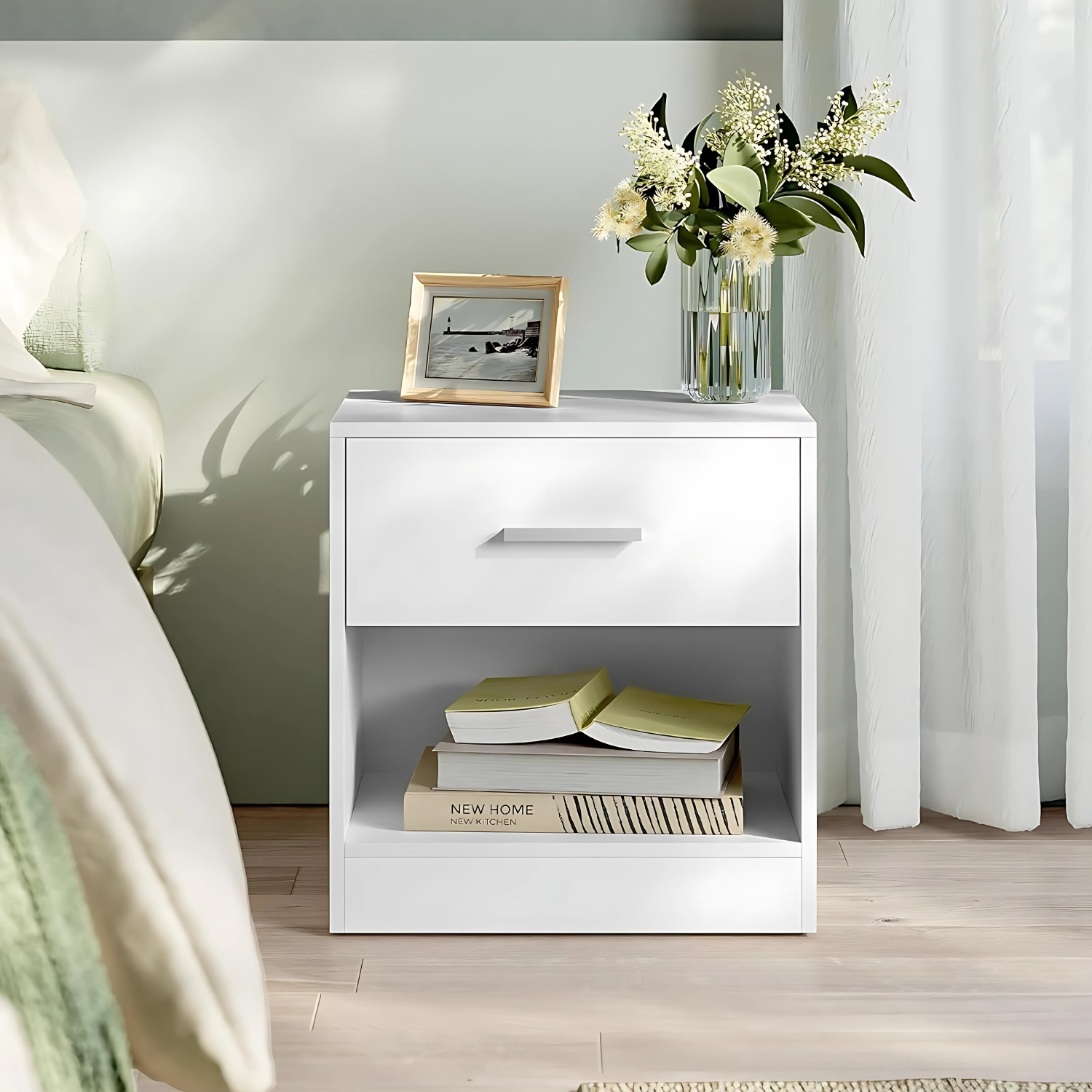 Secret Compartment Luxury Nightstand-Aldronix