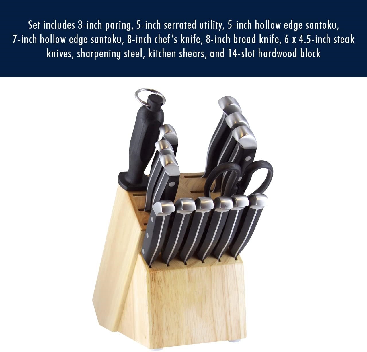 15-Piece Knife Block Set