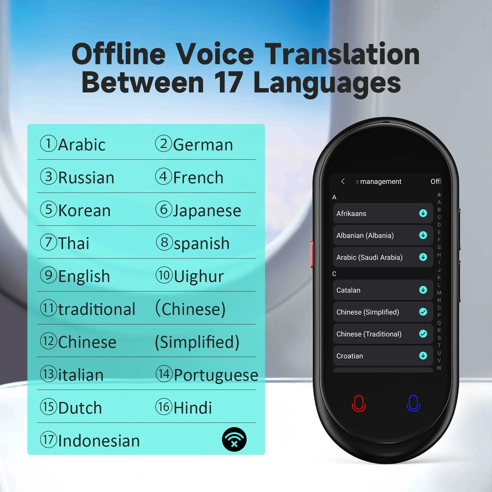 Language Translator Device No WiFi Needed-Aldronix