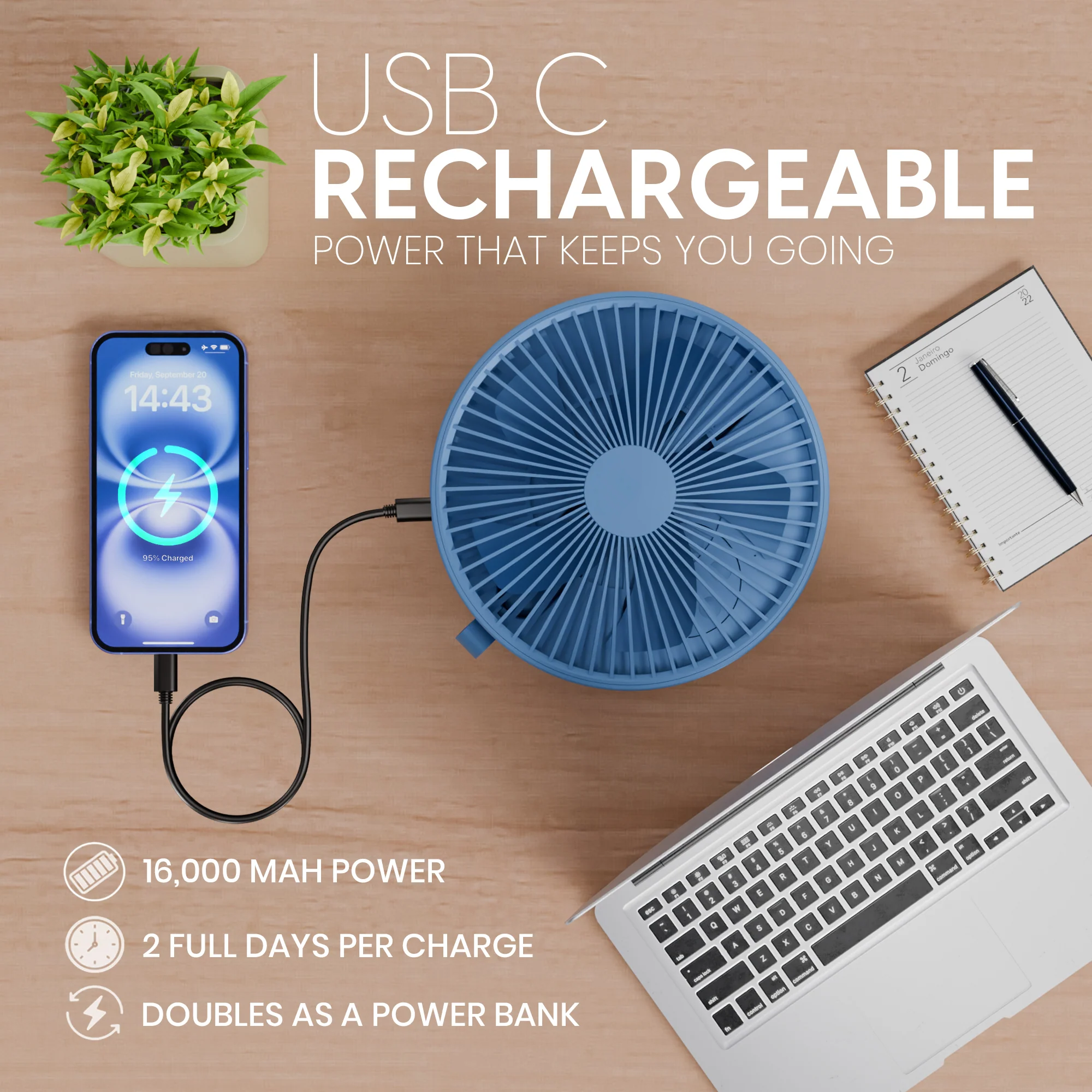 ORIGINAL Foldable Portable Fan