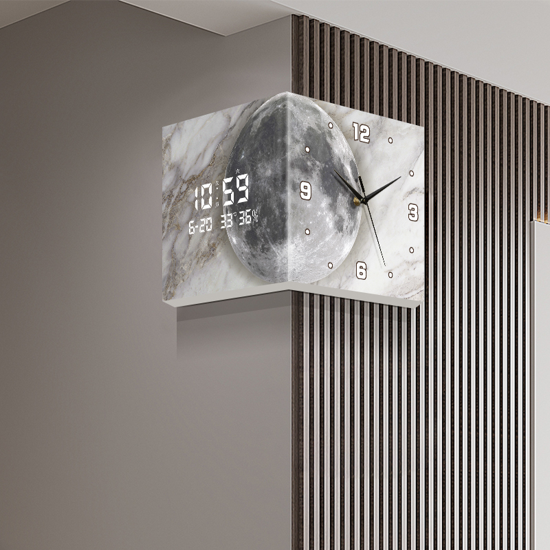 Portability Wall Corner Clock-Aldronix