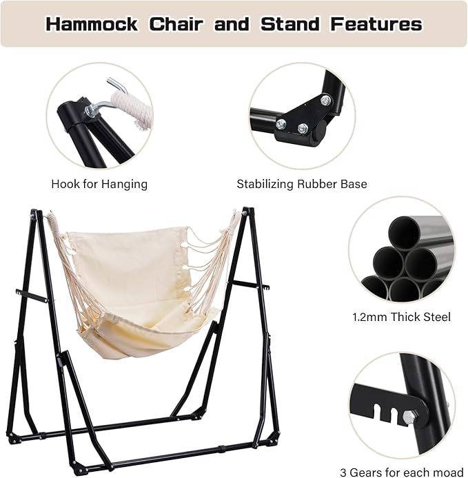 3 in 1 Hammock with Stand-Aldronix