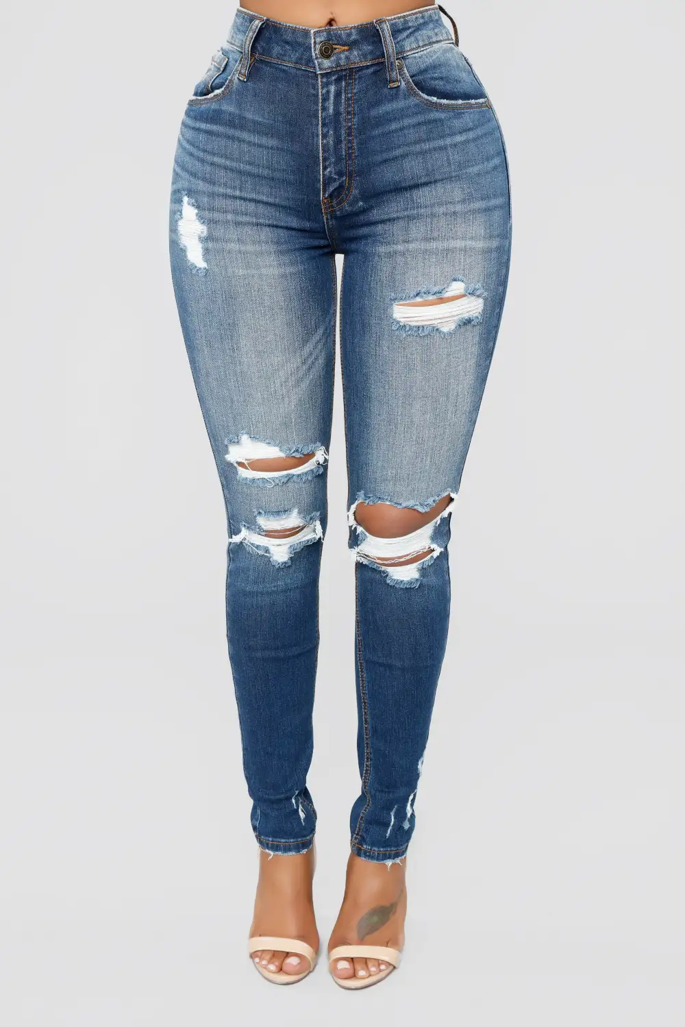 Don't Believe It Skinny Jeans - Dark Denim-Aldronix