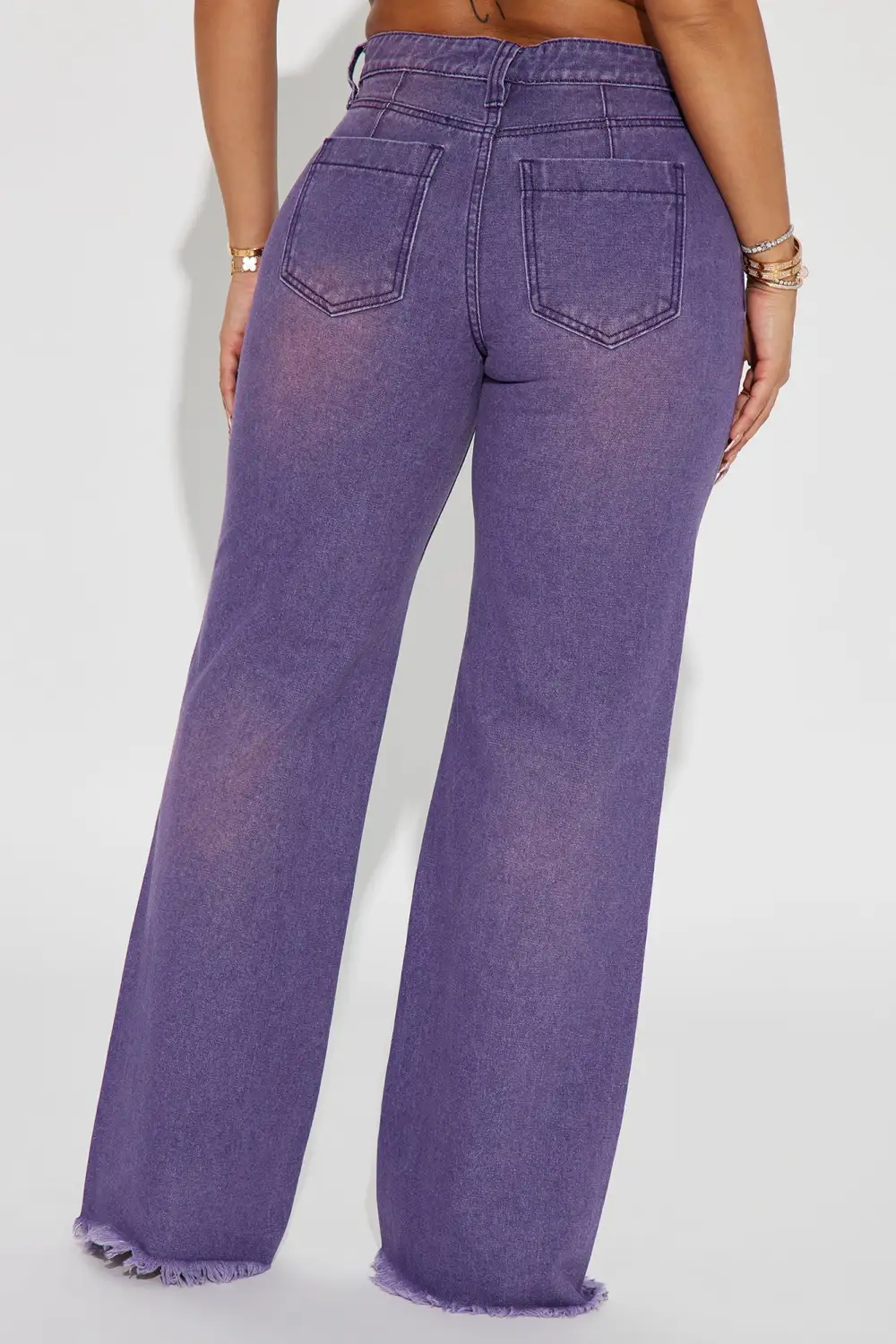 Ashtin Baggy Jeans - Purple-Aldronix