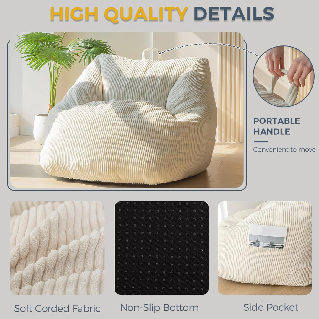 Floor Sofa Bean Bag Chair-Aldronix