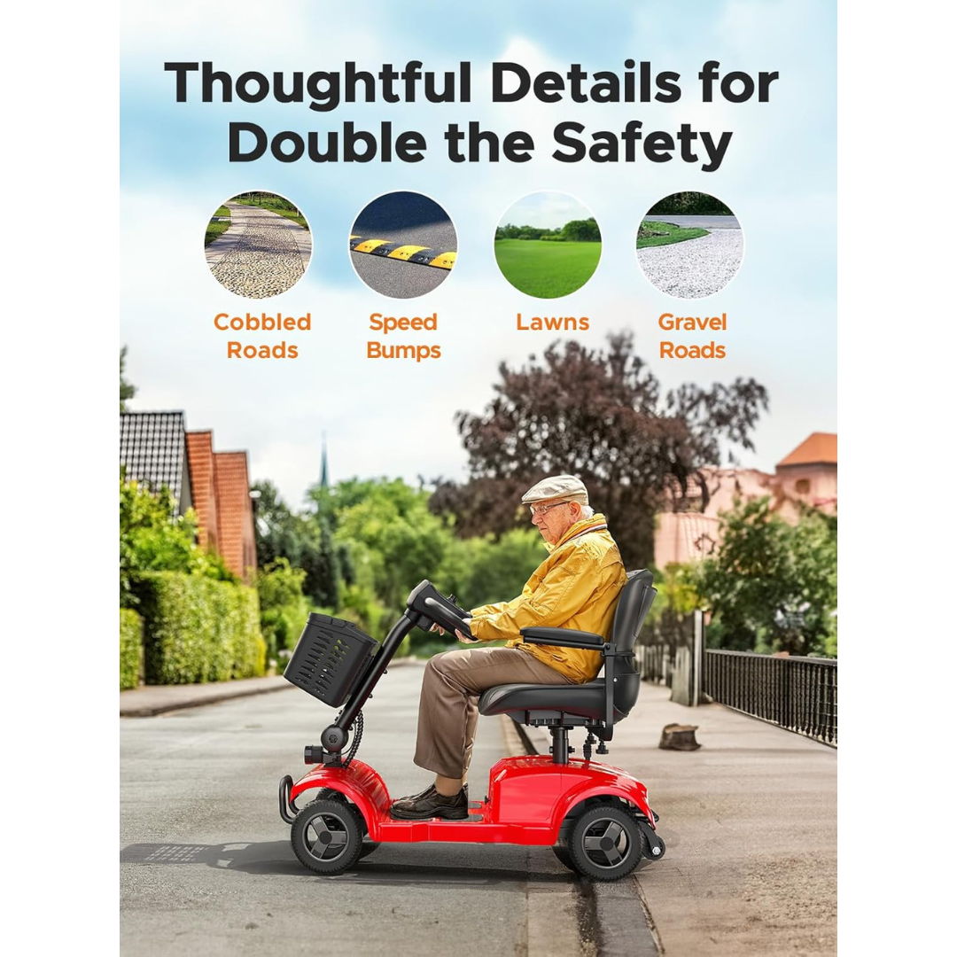 250W Electric Powered Mobile Wheelchair for Senior-Aldronix
