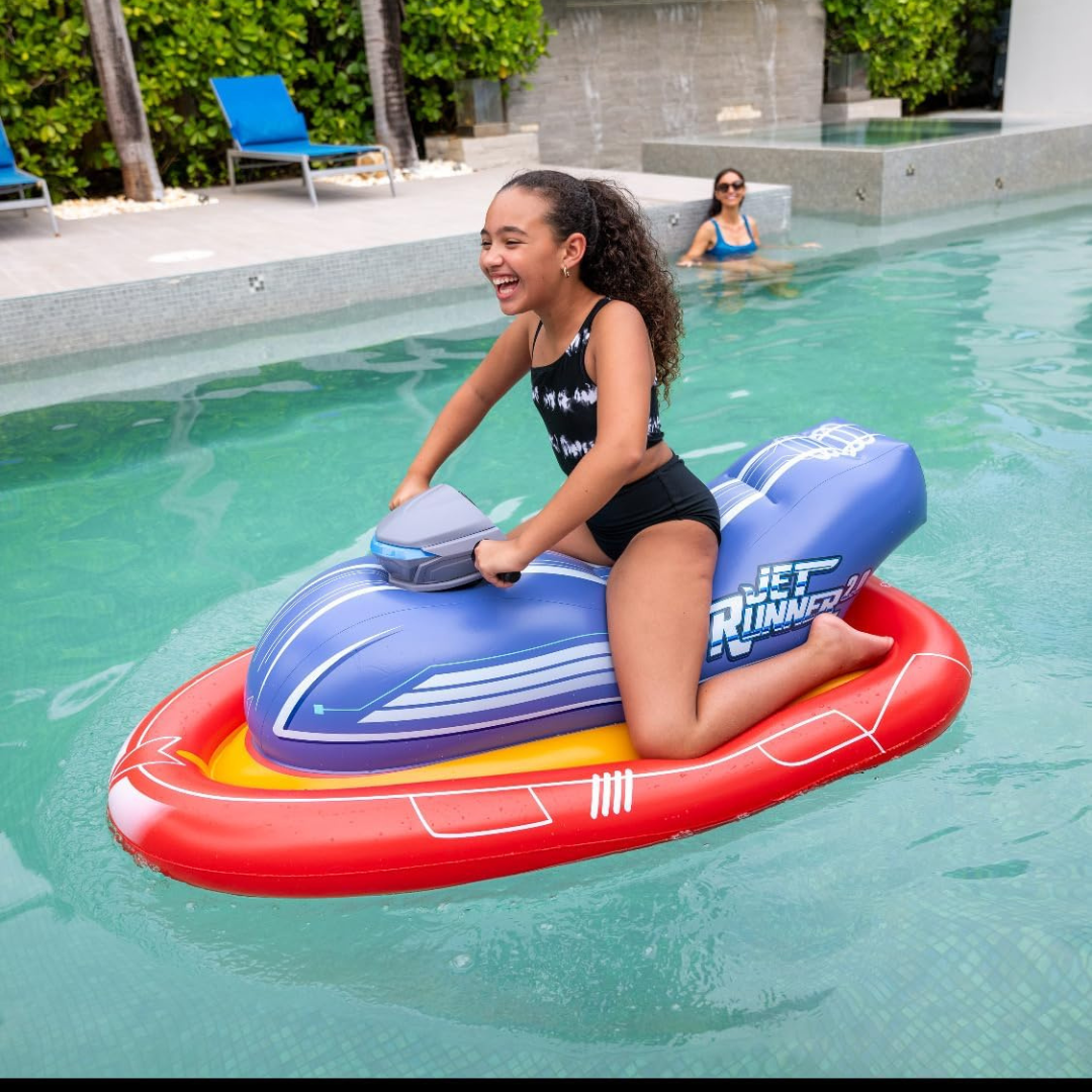 Inflatable Ride-On Watercraft Pool Float - Perfect for The Pool or Lake-Aldronix
