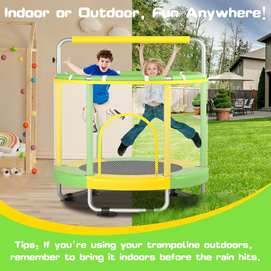 Trampoline for Kids with Enclosure-Aldronix