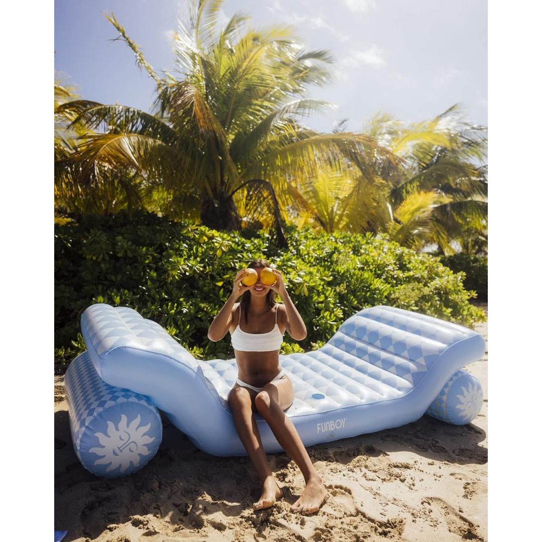 Dual-Chaise Lounger Pool Float-Aldronix