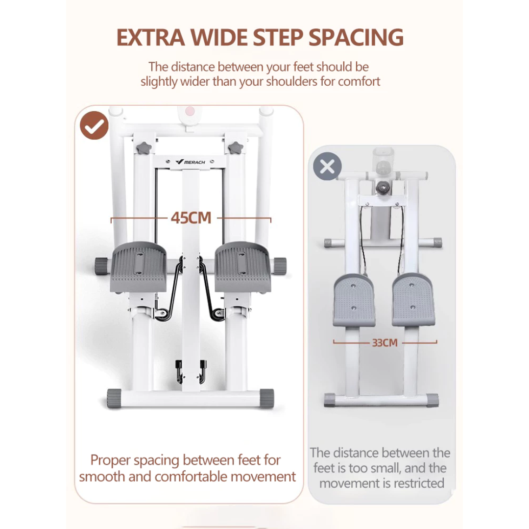 Foldable Stepper Climbing Machine-Aldronix