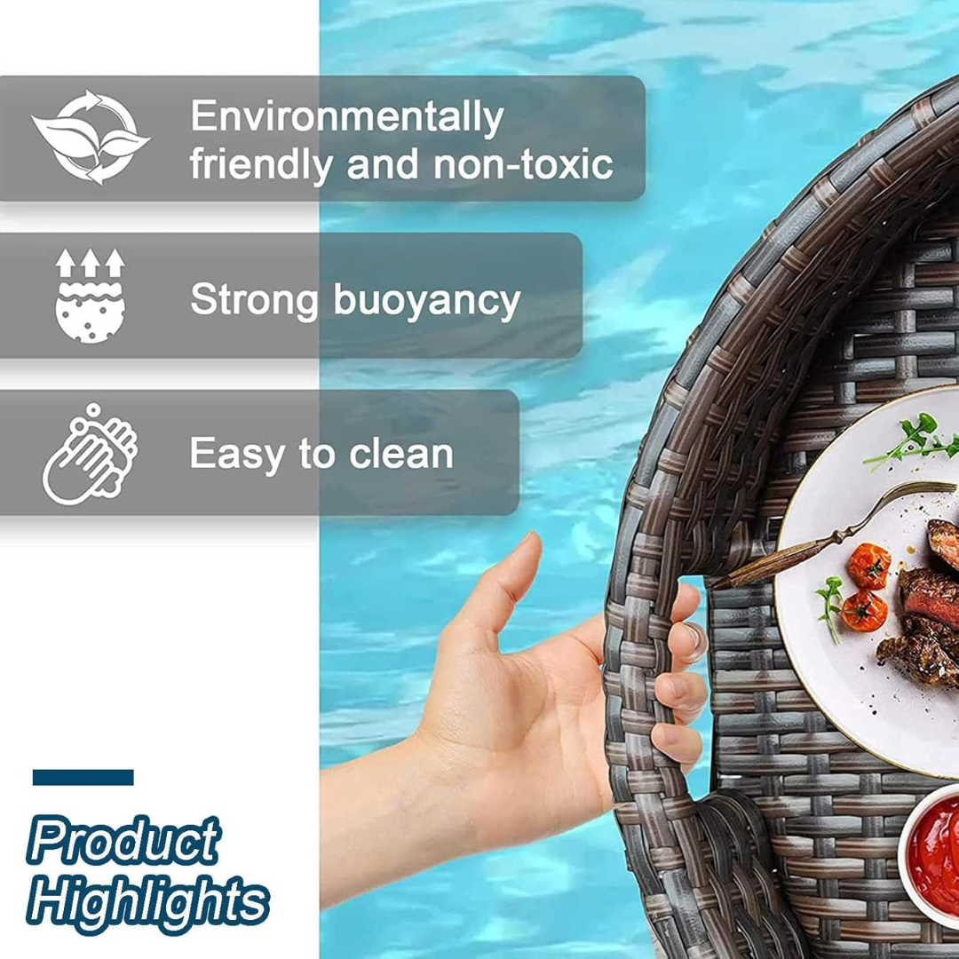 Floating Serving Tray for Pool-Aldronix