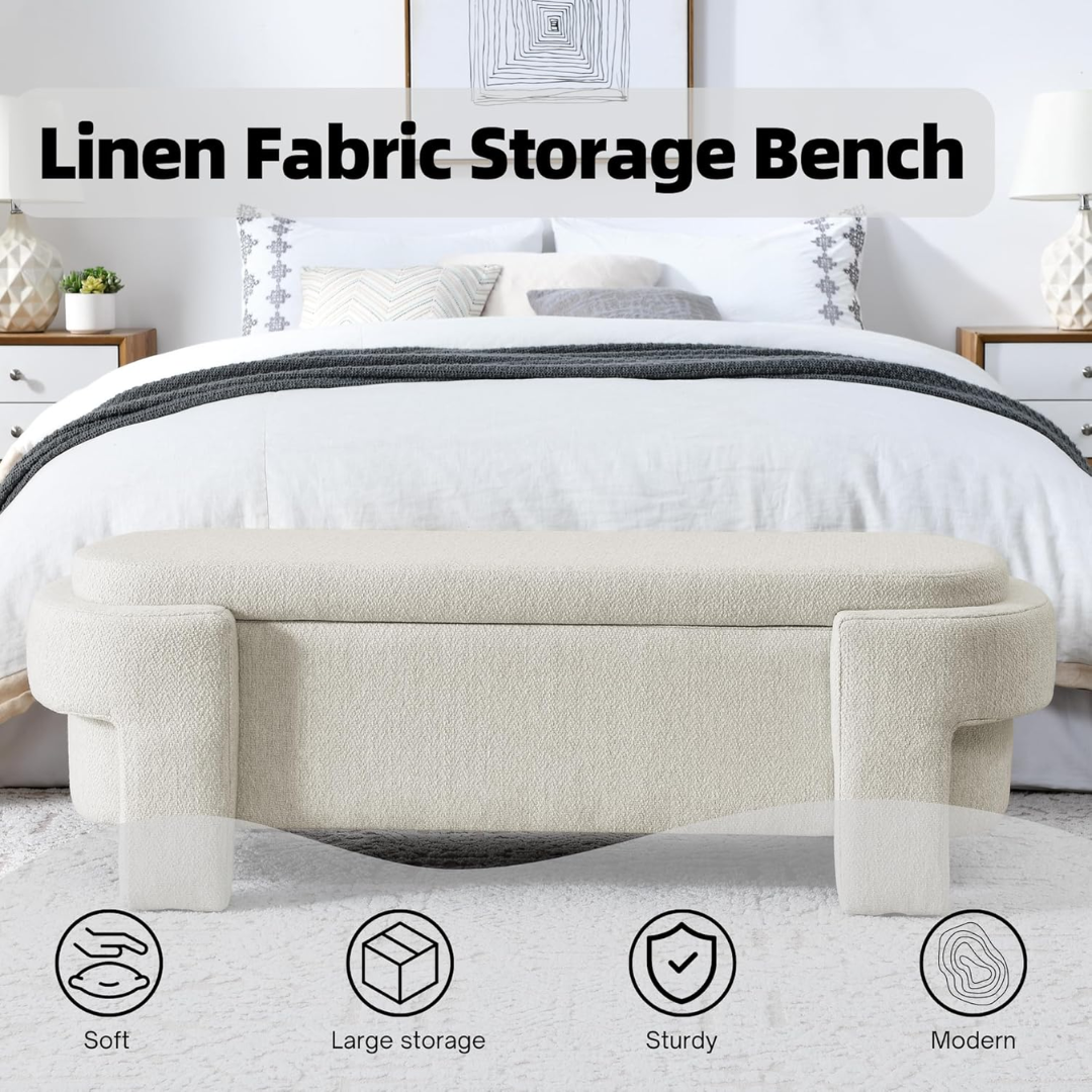 Oval Storage Bench-Aldronix
