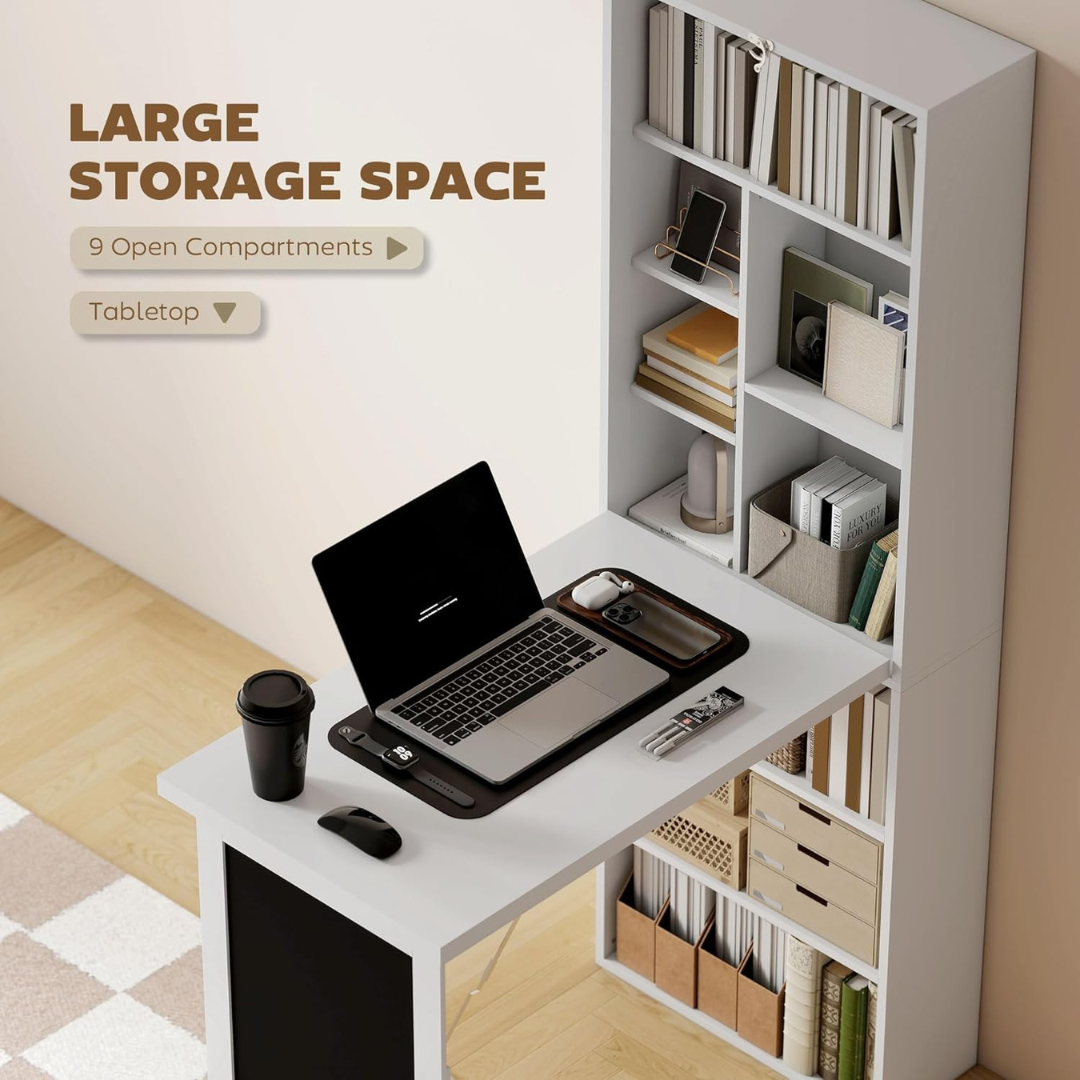 Fold-Out Convertible Writing Table-Aldronix