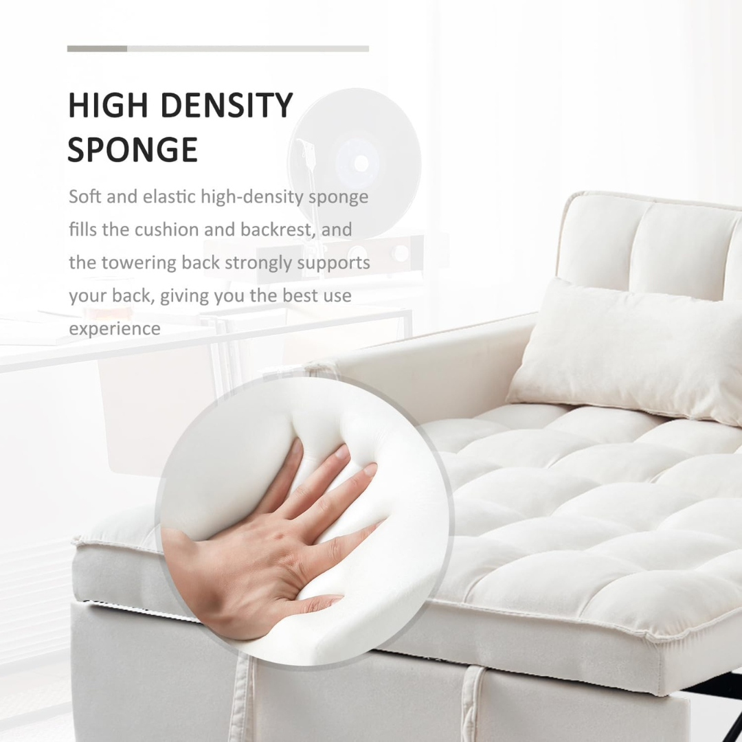 Sofa Bed with Adjustable Backrest-Aldronix