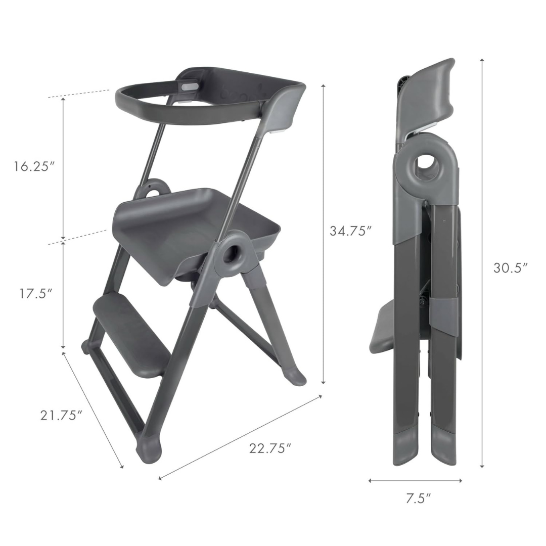 Kids Cooking Set and Folding Step Stool-Aldronix