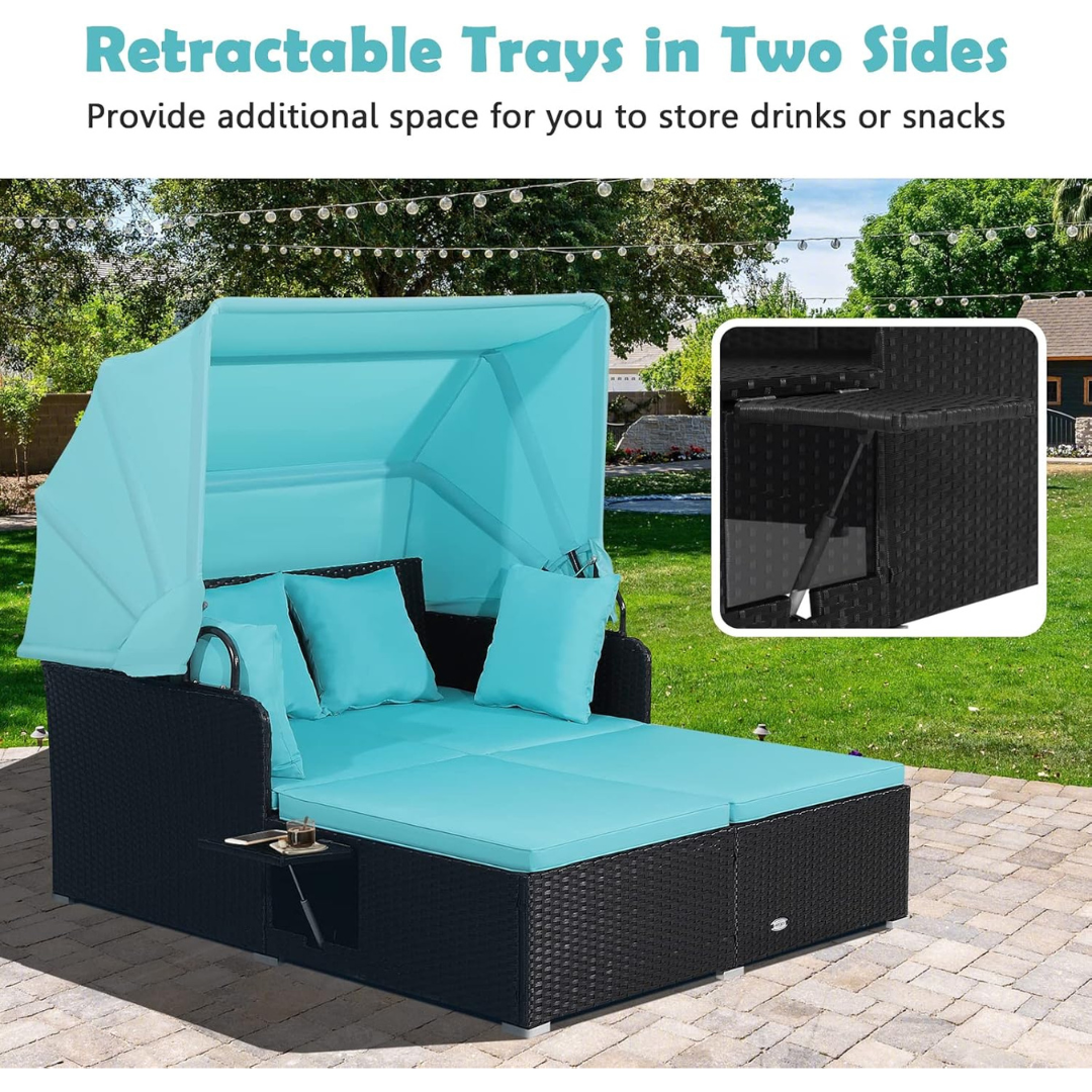 Wicker Sun Lounger-Aldronix