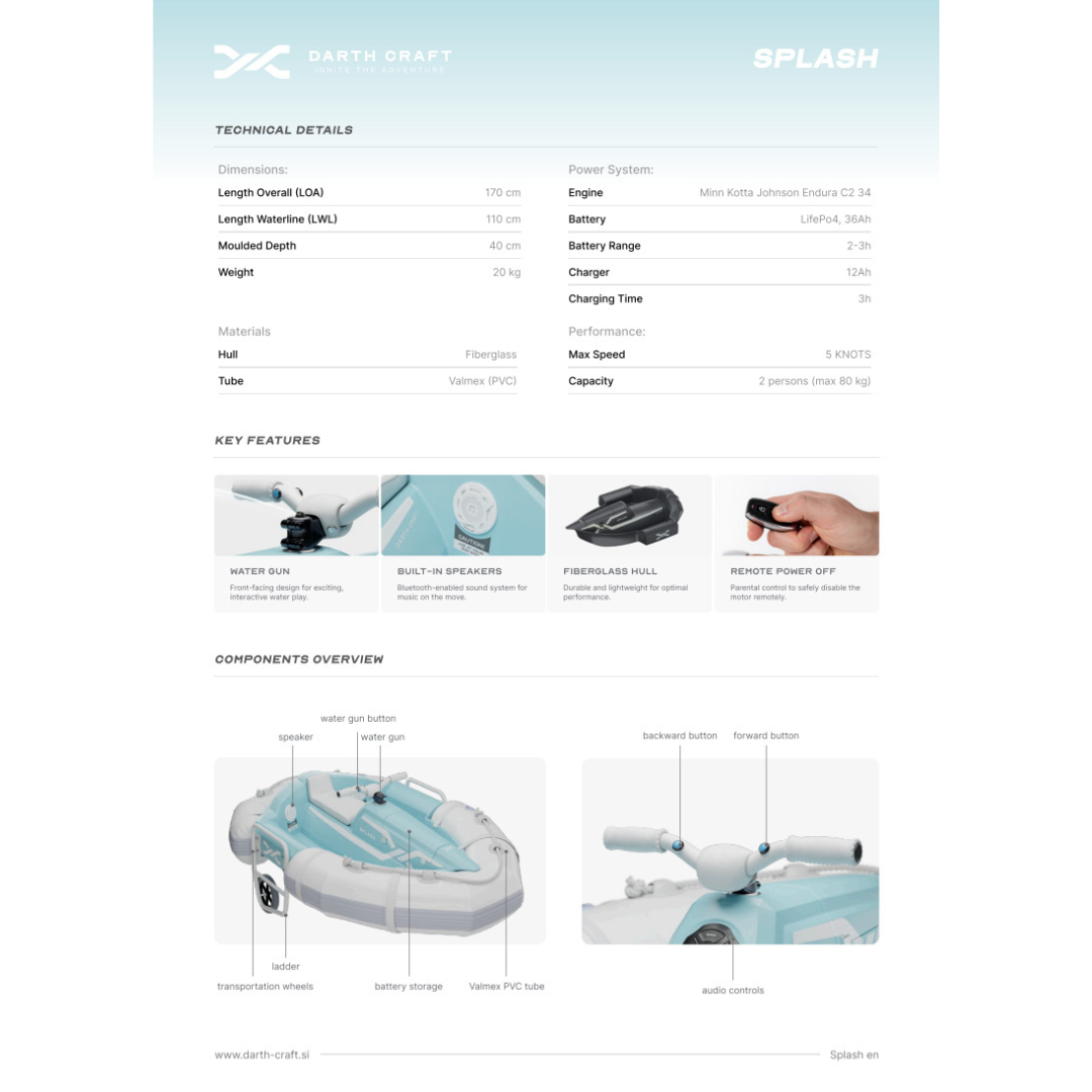 Splash Stylish & Thrilling Small Watercraft for Kids-Aldronix