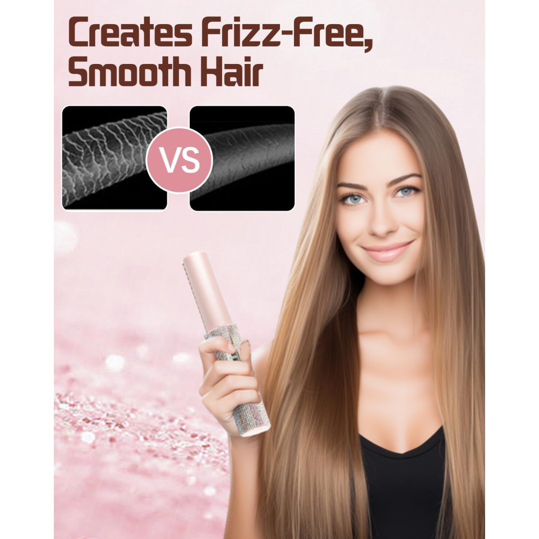 Gemstone Wireless Hair Straightener-Aldronix